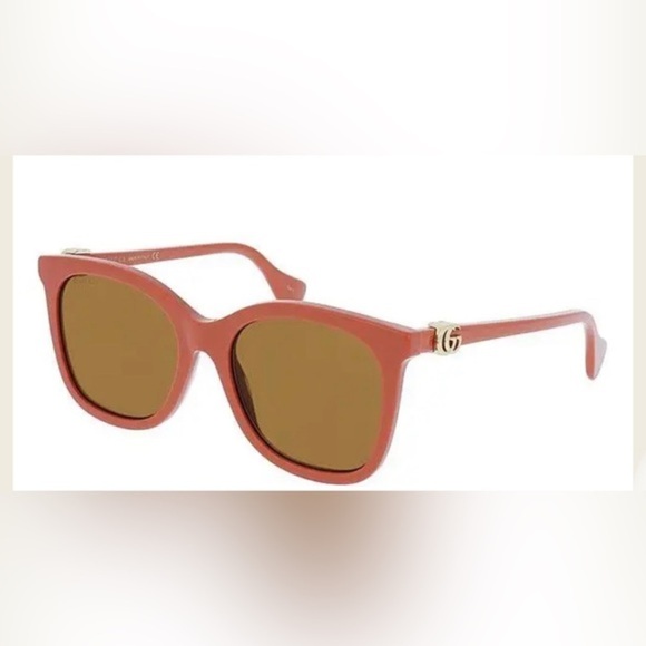 Gucci‎ GG1071S pink round frame sunglasses new - Picture 2 of 4